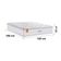 Cama Box Casal MGA Itaflex Colchão Inducol Montreal Europillow Molas Ensacadas SoftGel Cinza com Branco