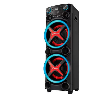 Torre de Som Amplificada Mondial TM-2200 com Bluetooth, Função Passa Pasta e Integração com Guitarra e Microfone 2200W Preto / Bivolt