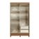 Guarda-roupa Santos Andirá Fit 2 Portas, 2 Gavetas com Cabideiro e Maleiro Solteiro 106,6 cm de Largura Branco/Bege