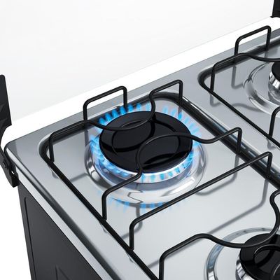 Fogão 4 Bocas Dako Supreme com Mesa em Inox e Acendimento Automático Branco / Bivolt