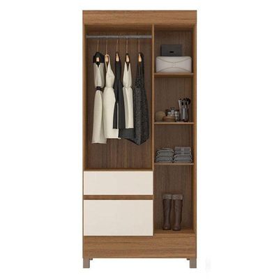 Guarda Roupa Solteiro Wind Amêndola Off White – Demóbile