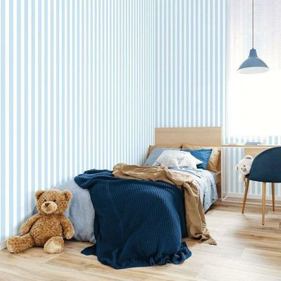 Papel De Parede Listrado - G78405 Azul Tiny Tots 2 - G78405