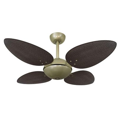Ventilador De Teto Volare Office Petalo Palmae Tabaco 220V 220V