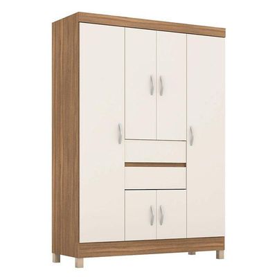 Guarda Roupa Solteiro Ecom 2 Amêndola Touch Off White – Demóbile