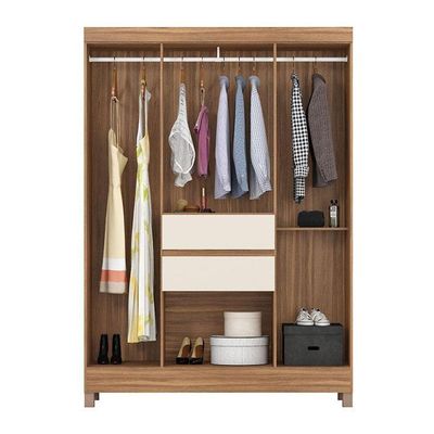 Guarda Roupa Solteiro Ecom 2 Amêndola Touch Off White – Demóbile