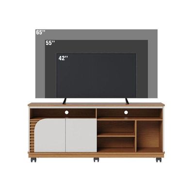 Rack Bancada Jurerê 1.5 Freijó Off White Matte – Colibri