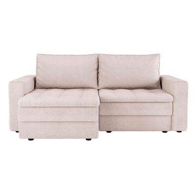 Sofá 3 Lugares Retrátil Berna Linho Cru 210 cm