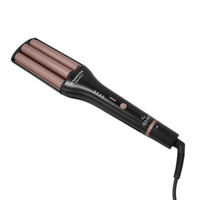 Modelador de Cachos GA.MA Italy X-Waves Keration 220°C com Cabo Giratório Preto com Rosê / Bivolt