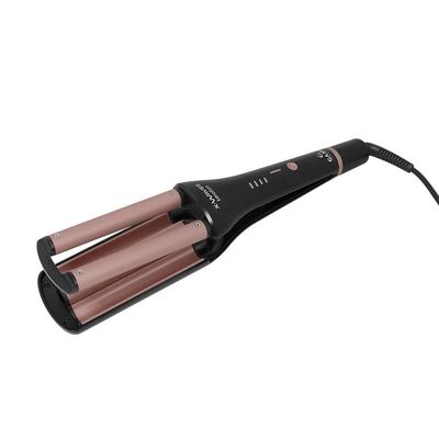 Modelador de Cachos GA.MA Italy X-Waves Keration 220°C com Cabo Giratório Preto com Rosê / Bivolt