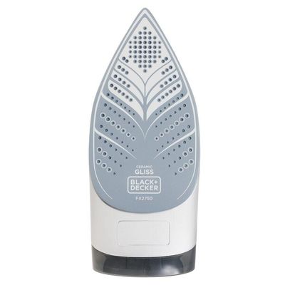 Ferro a Vapor BlackeDecker FX2750 Antigotejamento Base Cerâmica Gliss Cabo Giratório Cinza com Verde / 110V