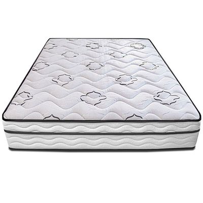 Colchão King Cama InBox Moderne Ortopédico com Camada Especial de Espuma D45 25x193x203cm Branco com Bege