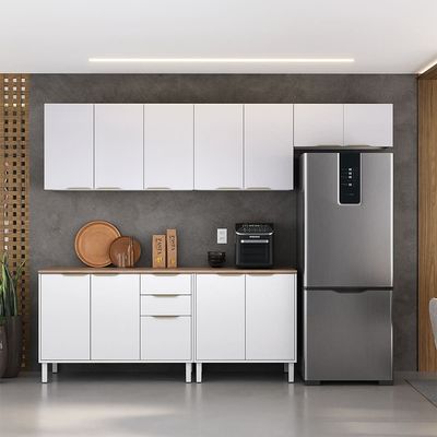 Cozinha Renova 5 Peças Balcão Duplo Itatiaia Branco