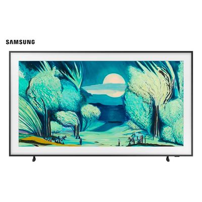 Smart TV 43 QLED 4k Samsung QN43LS03FAGXZD The Frame Vision AI 2025 Modo Arte Antirreflexo Preto / Bivolt