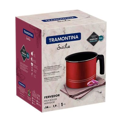 Fervedor Tramontina Sicília em Alumínio com Revestimento em Antiaderente Starflon Excellent 1,9 L Vermelho