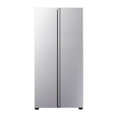 Geladeira 428L Hisense RS3P428 Side by Side Inverter Frost Free Portas Planas Puxador Embutido Metálico / 127V