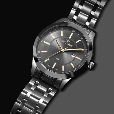 Relógio Technos Masculino Steel Grafite - 2115TVY/1F