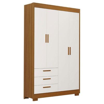 Quarto De Bebê Zaki E Berço Americano Evolution 4 Em 1 Branco Acetinado Savana Com Colchão Ortobom - Reller