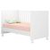 Berço Americano Mini Cama Doce Sonho 100 Branco Brilho ? Qmovi