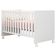 Berço Americano Mini Cama 100 Branco Brilho E Colchão Phisical 70/130 Ortobom Qmovi