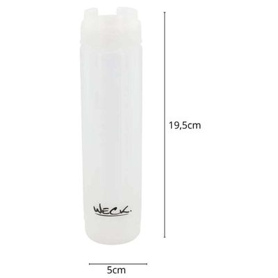 Kit 5 Bisnagas Invertidas Molho 470ml Profissional Food Truck Hamburguerias Hot Dog