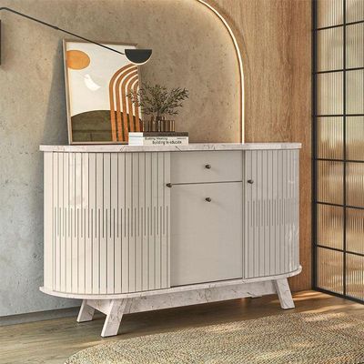 Aparador Para Sala Buffet Monza Calacata Off White – Madetec