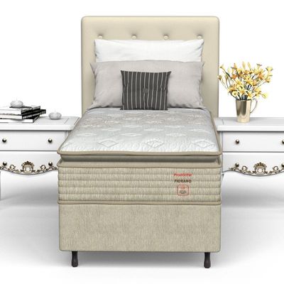Conjunto Box Solteiro Espuma Prodormir Fiorano