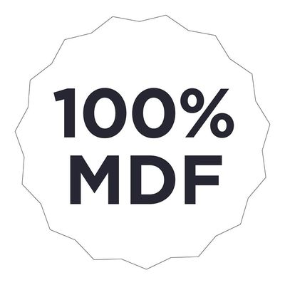 Armário Aéreo Nesher Rainha em MDF 15mm com 1 Porta e 1 Prateleira 40cm de Largura Nature