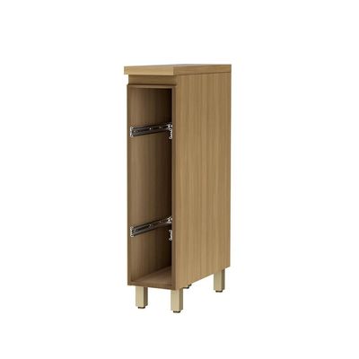 Balcão Porta Condimento Nesher Rainha com 1 Porta 20cm de Largura Verde/Nature