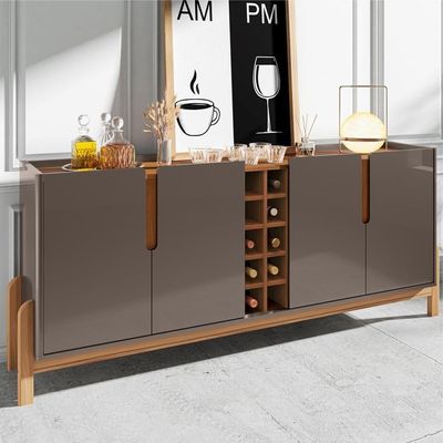 Buffet 4 Portas Adega Ranger Cinza Perola Cedro