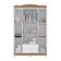 Guarda-roupa 2 Gavetas Córdoba Branco Almendra
