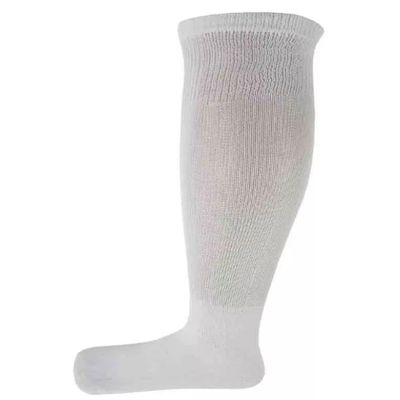 Meião Branco Futebol Canelada Atoalhado MIRIM 33/36 - Zhoff