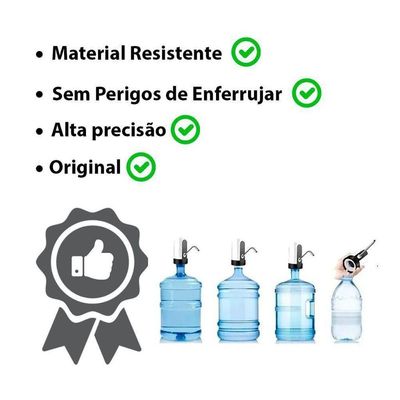 Bomba Elétrica Para Galão Bebedouro Automática Usb