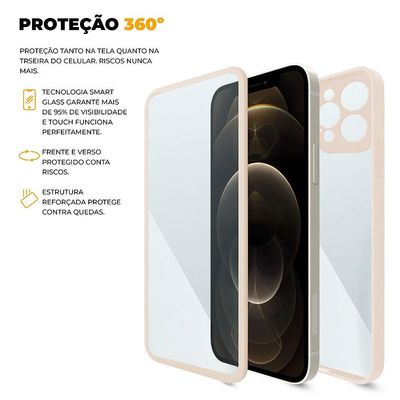 Capa 360 para iPhone 12 Pro - Rosa - Gshield