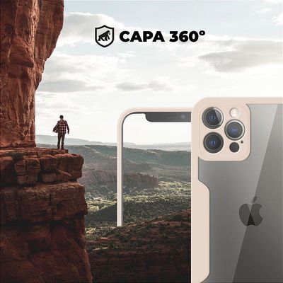 Capa 360 para iPhone 12 Pro - Rosa - Gshield