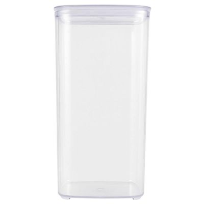 Pote Plástico 2L Transparente Organizador Mantimentos Grãos Massas Cinquetti