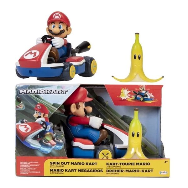 Carrinho Super Mario Kart Spin Out - Candide 3022 Carrinho Super Mario Kart Spin Out - Candide 3022