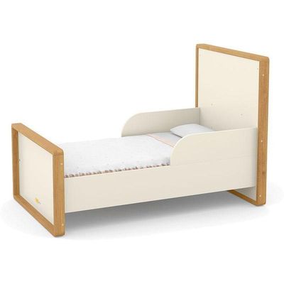 Berço Americano Com Capitonê New Boucle E Cômoda Infantil Tutto New Freijó Off White - Matic