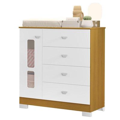 Quarto De Bebê New Katatau Branco Acetinado Savana ? Reller