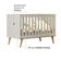 Quarto De Bebê Ludmila Off White Bétula Com Colchão Gazin - Carolina Baby