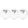 Kit 3 Peles Clear Transparente para Bateria 18" New York