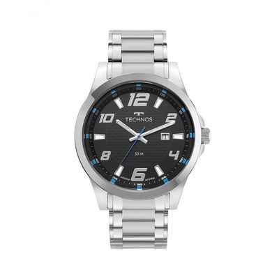 Relógio Technos Masculino Racer Básico Prata - 2115UBB/1P