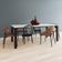 Mesa De Jantar Bronx U 200x90x77cm Brmj9200u Branco Tx - Est.preta Branco Tx/est.preta