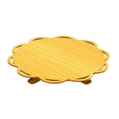 Bandeja De Bolo Com Suporte Em Mdf