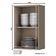 Armário Aéreo évelin 1 Porta 40 Cm Duna Cristal – Henn