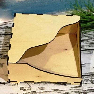 Porta Guardanapo Em Mdf - Kit 10 Unidades