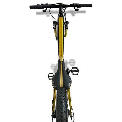 Bicicleta Fat Bike Aro 26 Freios Disco Alumínio Shimano Quadro 17 GTR-X Dourado