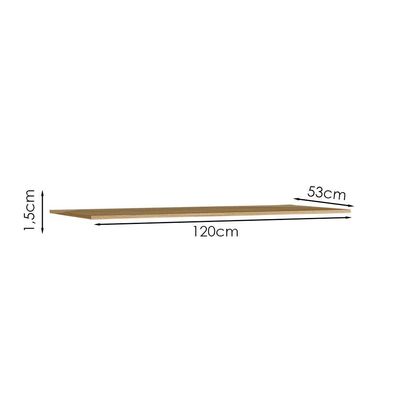 Tampo Para Balcao 120 Cm Freijo Ktp Freijo