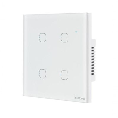 Interruptor Smart Wi-fi Touch 4 Teclas Ews 1004 Branco 4850029