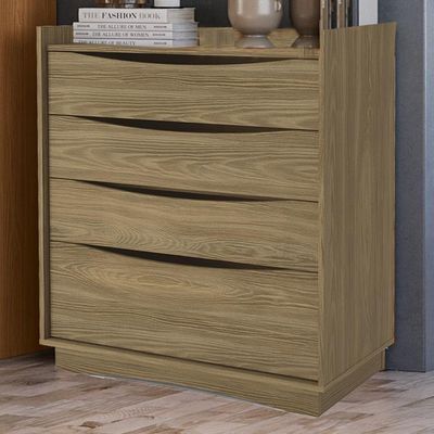 Comoda 4 Gavetas 91 Cm M260 Kappesberg Nogueira