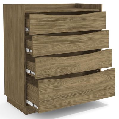 Comoda 4 Gavetas 91 Cm M260 Kappesberg Nogueira
